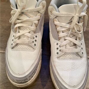 White and Gray Sneakers